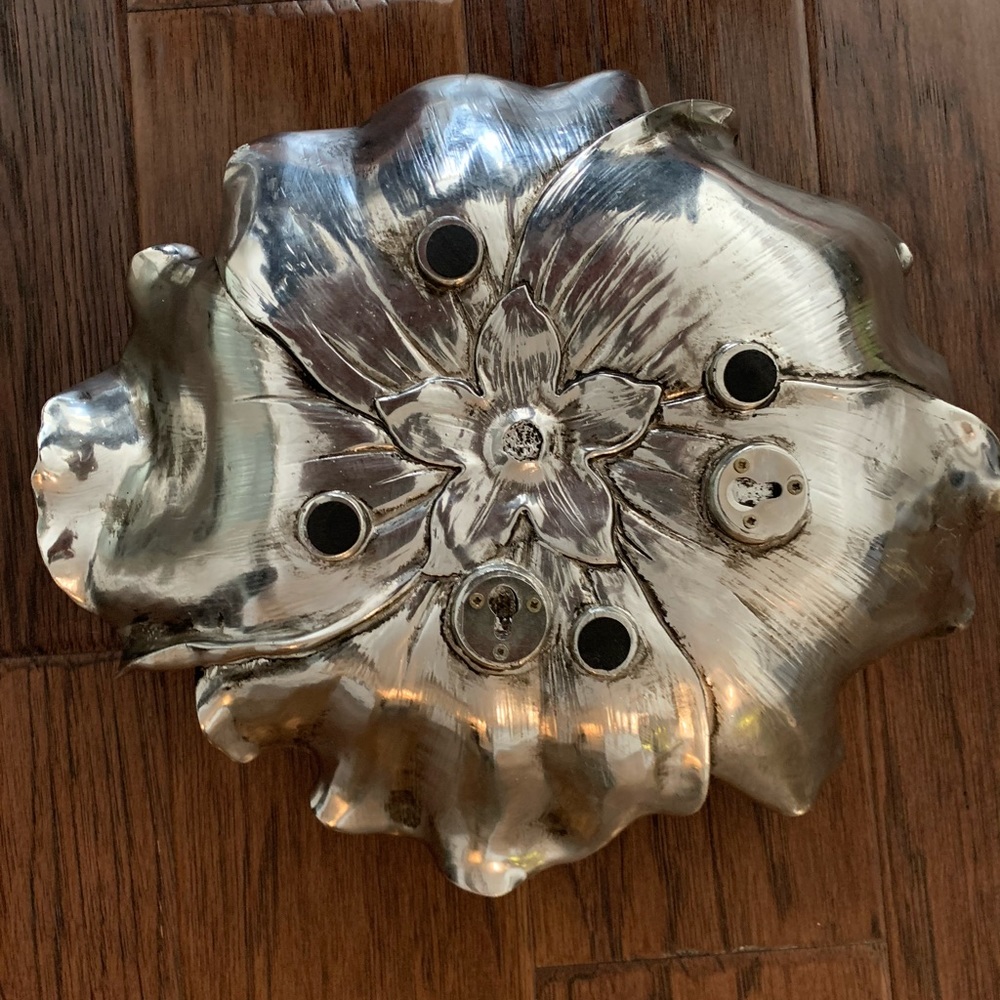 2 Piece Floral Metal Wall Décor Set - Picture 4 of 4
